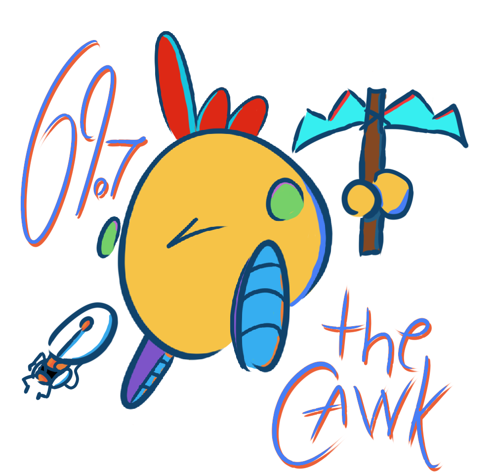 69.7 The Cawk Chicken logo